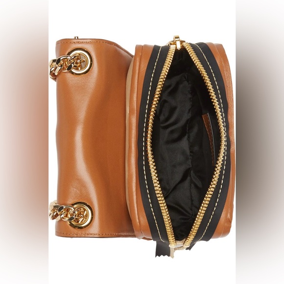 Moschino Tri-Tone Leather Crossbody (Beige) - Picture 4 of 8